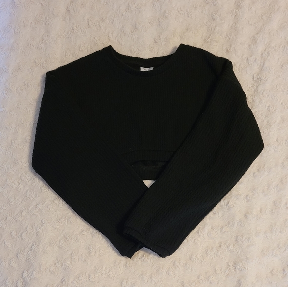 zara cropped sweater
